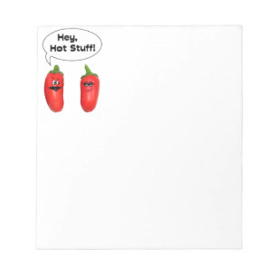Hey, Hot Stuff! Chilies Notepad
