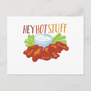 Hey Hot Stuff Postcard