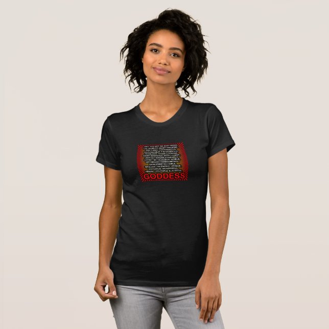 Hey, It’s Not So Easy Being ... Goddess T-Shirt (Front Full)