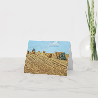 Hey, Just saying Hey, Hay Pun Funny Minimalist Card