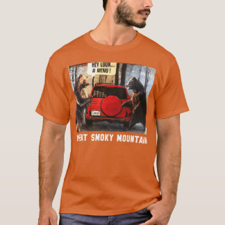 Hey Look A Menu Vintage Camper Camping funny T-Shirt