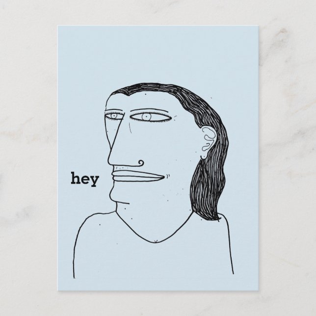 Hey Lucinda Jean Postcard (Front)