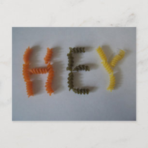 Hey Macaroni! Postcard