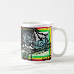 "Hey Mon" Oil Pastel By Levi Glassrock Coffee Mug