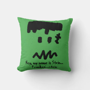 Hey, my name is Stein... Frankenstein Cushion