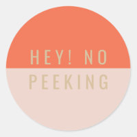 Hey! No Peeking