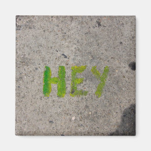 hey on the sidewalk magnet