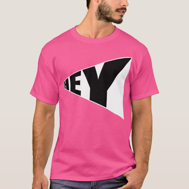 HEY Print T-shirt -  Basement Jaxx (Front)