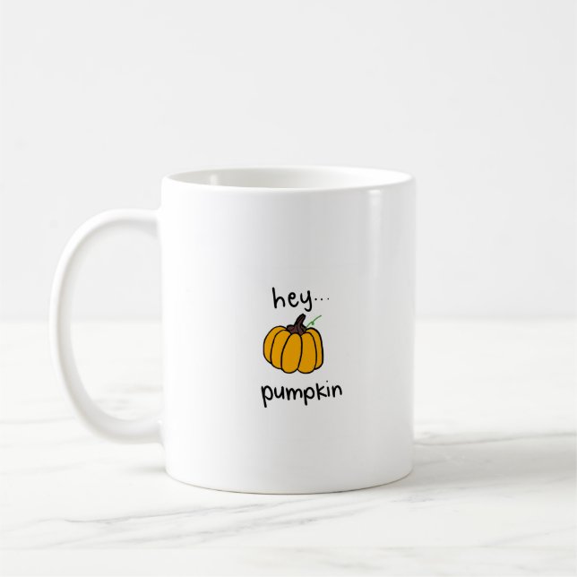 hey pumpkin coffee mug (Left)