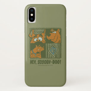 Hey Scooby-Doo Tribal Square Graphic iPhone X Case