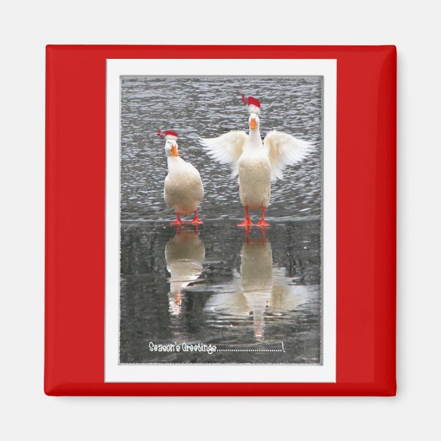 Hey, Season's Greetings! Magnet (Front)