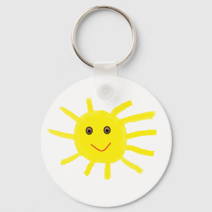 Hey Sunshine Key Ring