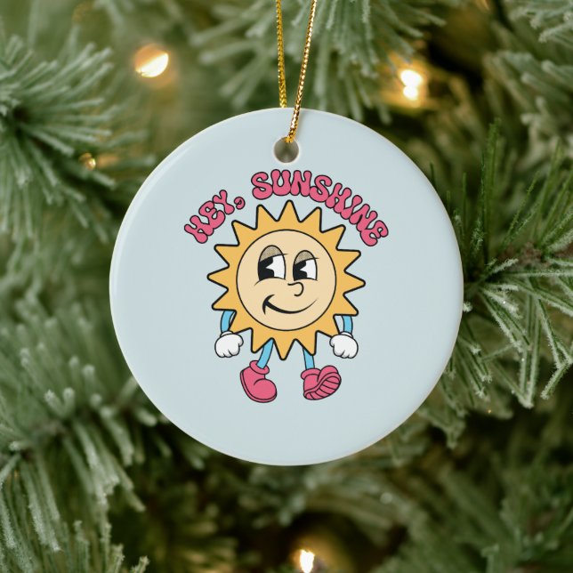 Hey, Sunshine - Summer Vibes Ceramic Tree Decoration (Tree)