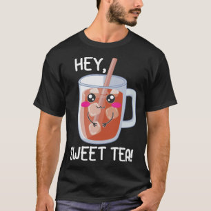 Hey Sweet Tea Drinker Southern Drink animals horse T-Shirt