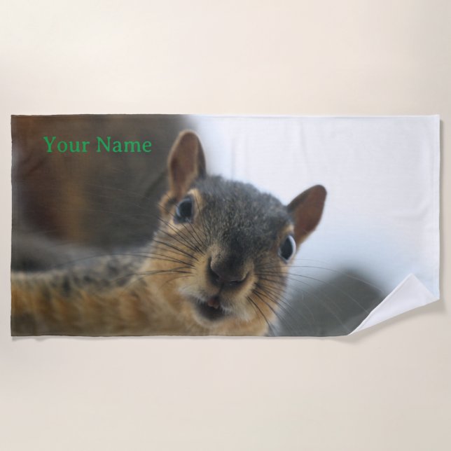 Hey there beach towel (Front)