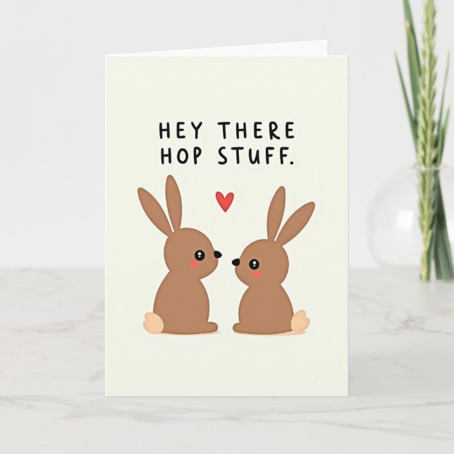 Hey There Hop Stuff Card (Front)