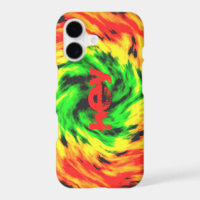 HEY tie dye burning flames