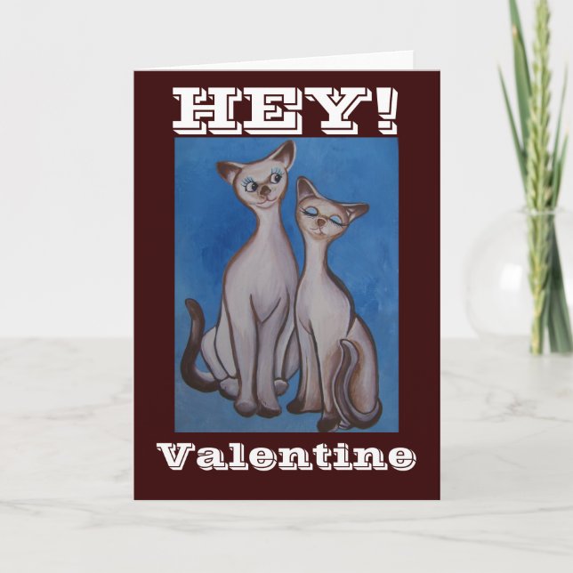 Hey Valentine! Holiday Card (Front)