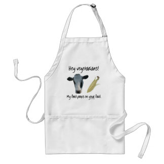 Hey Vegetarians! Standard Apron