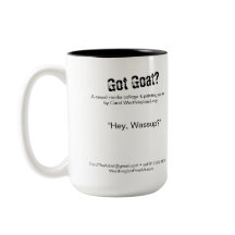 Hey Wassup Goat Mug - funny goats with every cup!