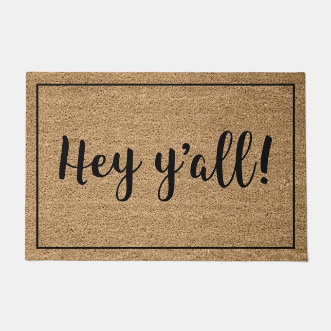 Hey Y’all Doormat (Front)