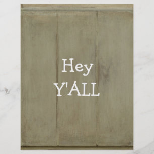 Hey YALL Rustic Wood