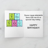Hey You Birthday card 3 (Inside)