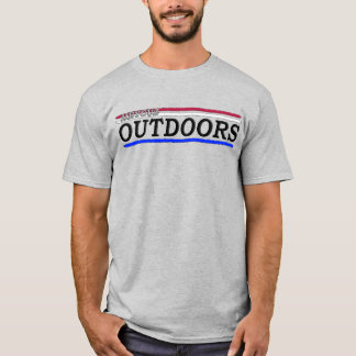 HeyCuz Outdoors Red White and Blue Stripes T-Shirt