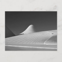 Heydar Aliyev Center in Baku, Azerbaijan postcard
