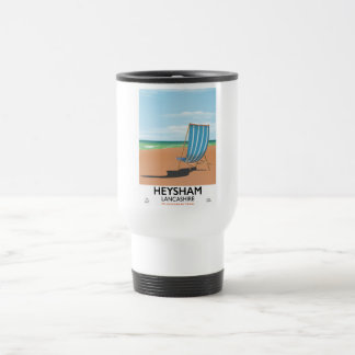 Heysham Lancashire vintage train poster Travel Mug
