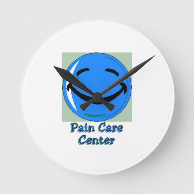 HF Pain Care Centre Round Clock (Front)