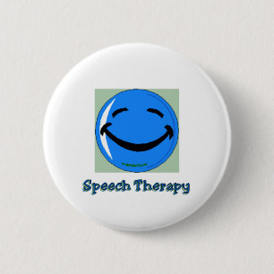HF Speech Therapy 6 Cm Round Badge