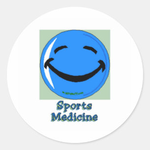 HF Sports Medicine Classic Round Sticker