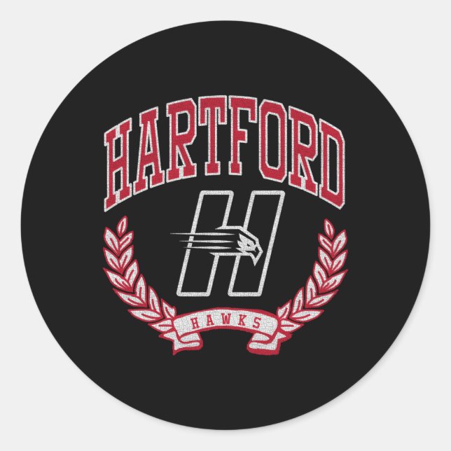 Hford Hawks Victory Classic Round Sticker (Front)