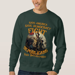 HG CBP 250TH ANNIVERSARTY USA FLAG AMERICA TRUMPS  SWEATSHIRT