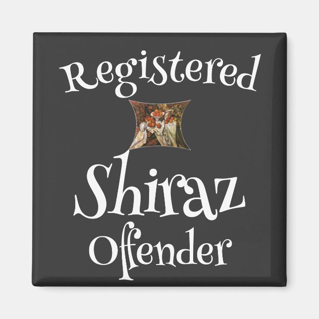 HG FW FV Registered Shiraz Offender Magnet (Front)