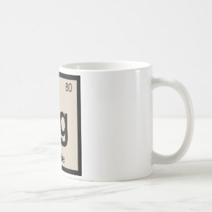 Hg - Hoagie Chemistry Periodic Table Symbol Coffee Mug
