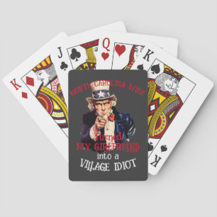 HG North Carolina Wine turned girlfriend Village Playing Cards