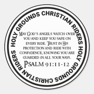 HG_Psalm91_Sticker Classic Round Sticker