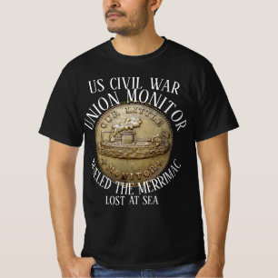 HG UNION MONITOR US CIVIL WAR VERSUS MERRIMAC T-Shirt