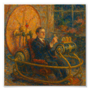 HG Wells' The Time Machine Photo Print