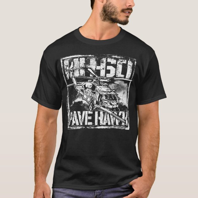 HH-60 Pave Hawk Men's Basic Dark T-Shirt T-Shirt (Front)