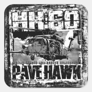 HH-60 Pave Hawk Square Sticker