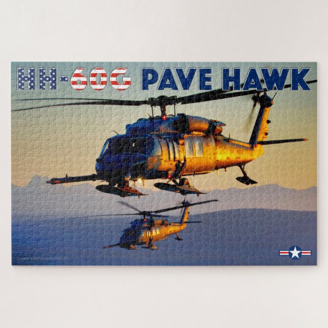 HH-60G PAVE HAWK (20x30 INCH) Jigsaw Puzzle (Horizontal)