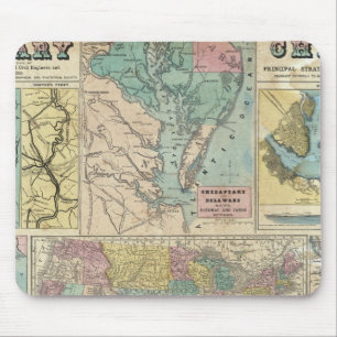 HH Lloyd Campaign Military Charts Mouse Mat