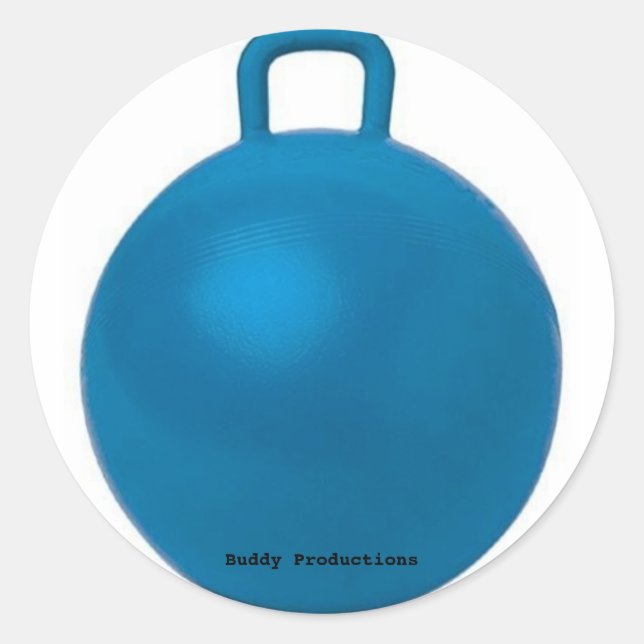 hhop, Buddy Productions Classic Round Sticker (Front)