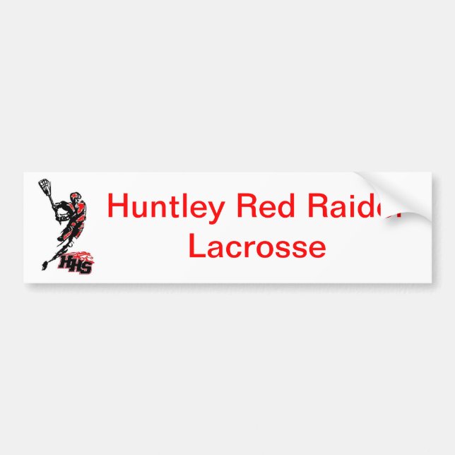 HHS LAX Bumper Sticker (Front)