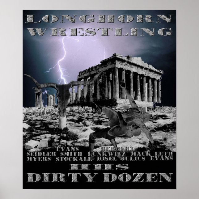 HHS Wrestling Poster (Front)