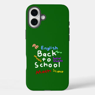 HI54EDU Back to School iPhone 16 Plus Case