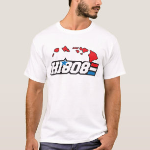 HI808 Hawaii Pride Graphic with Island Vibes T-Shirt